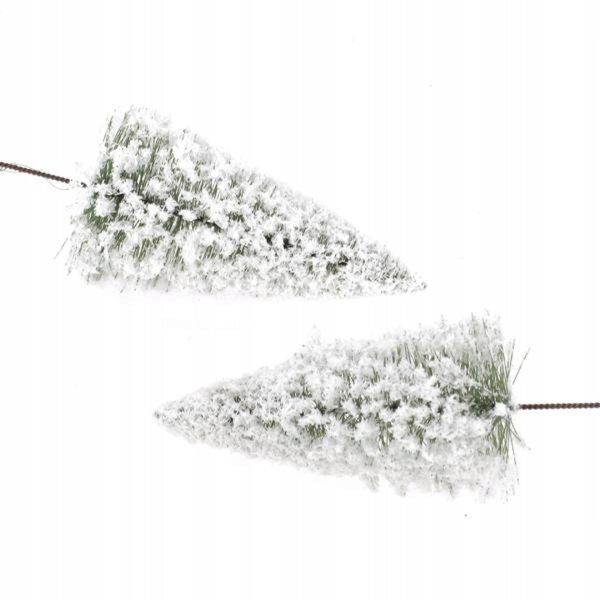 Set 10 Alberi di Cedro Modellismo 1:75 per Diorama e Paesaggi Ferroviari