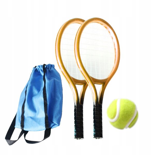 Miniatur-Tennisschläger und Ball-Set für KingLine 1:12 Puppenhäuser