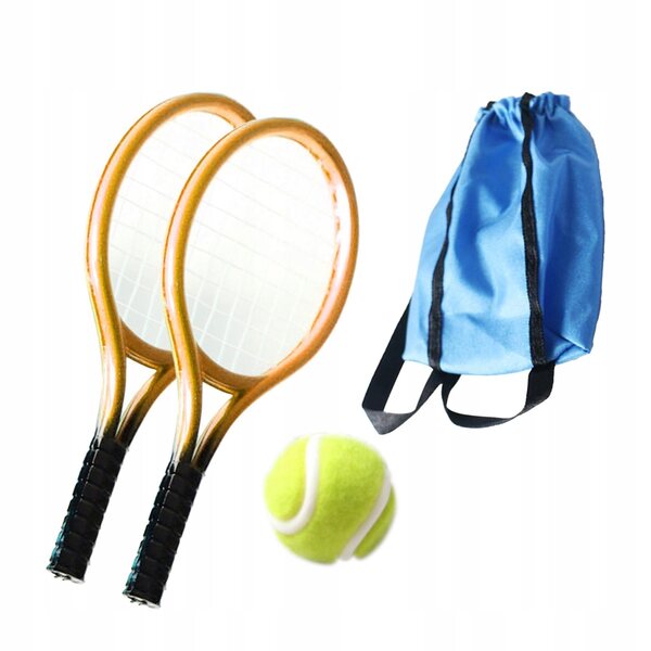 Miniatur-Tennisschläger und Ball-Set für KingLine 1:12 Puppenhäuser