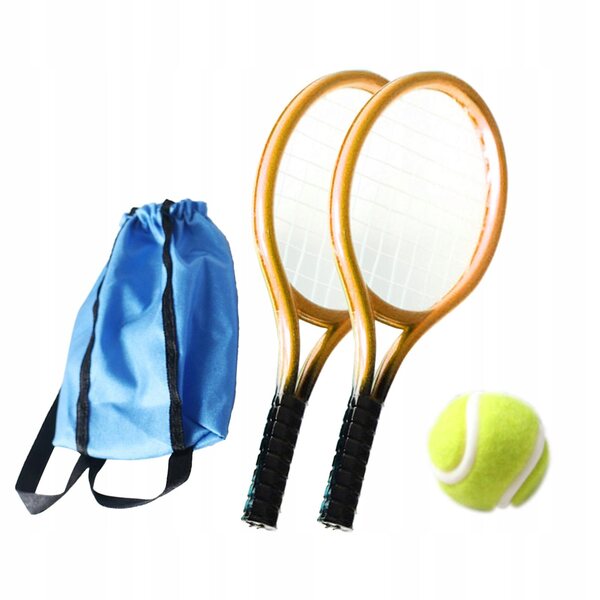 Miniatur-Tennisschläger und Ball-Set für KingLine 1:12 Puppenhäuser