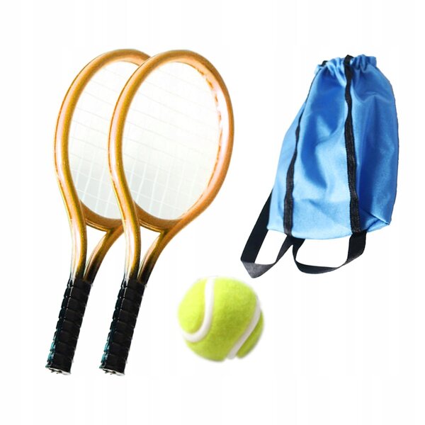 Miniatur-Tennisschläger und Ball-Set für KingLine 1:12 Puppenhäuser
