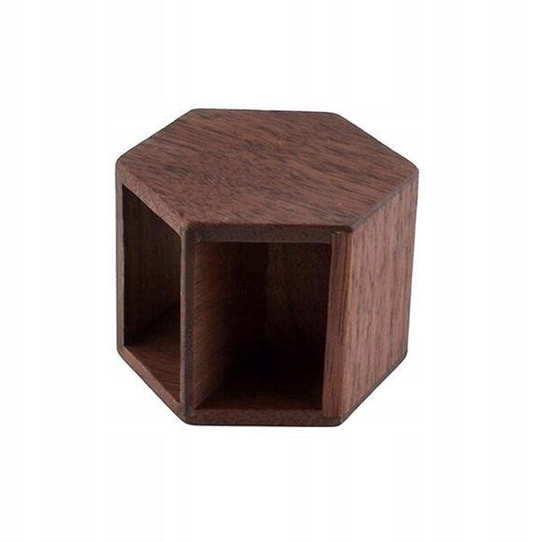 Mini tavolino in legno di noce per casa delle bambole scala 1:12 e 1:6