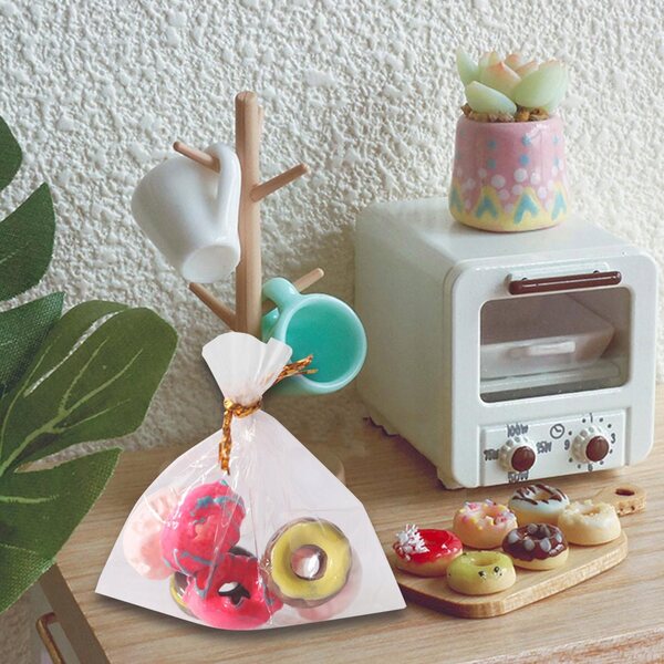 Set miniatura cibo per casetta delle bambole in resina decorativa realistica