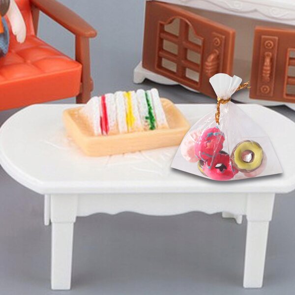 Set miniatura cibo per casetta delle bambole in resina decorativa realistica
