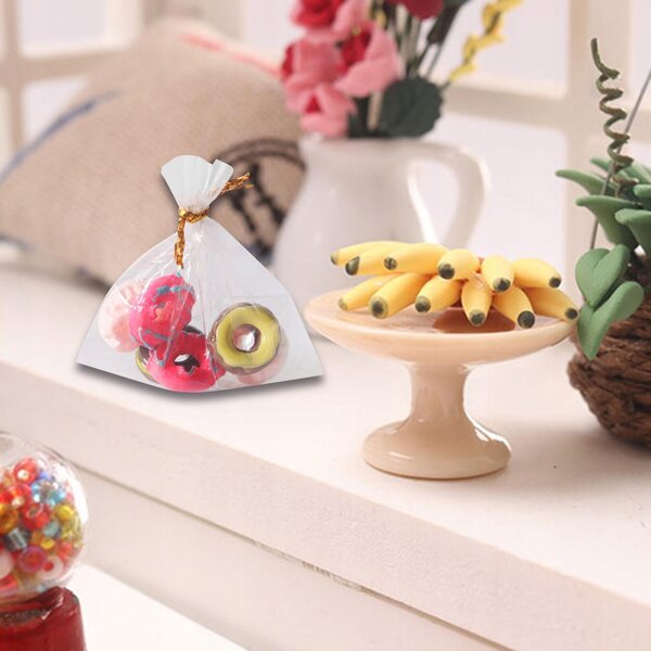Set miniatura cibo per casetta delle bambole in resina decorativa realistica