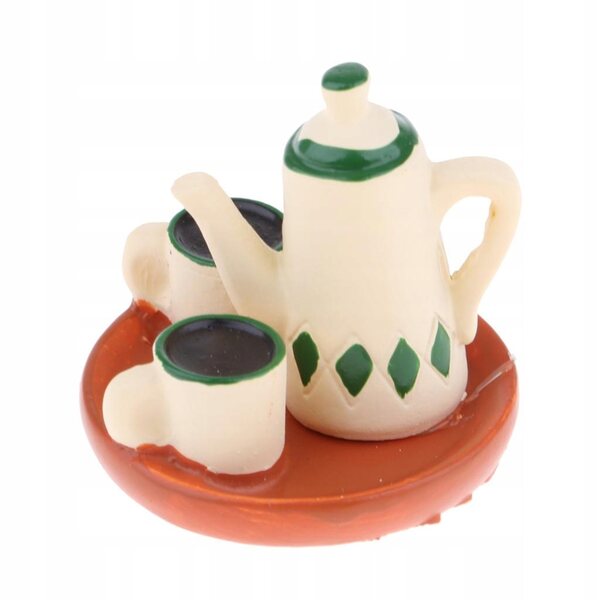 Miniatur-Kaffeetasse aus Kunstharz für Puppenhäuser im Maßstab 1:12
