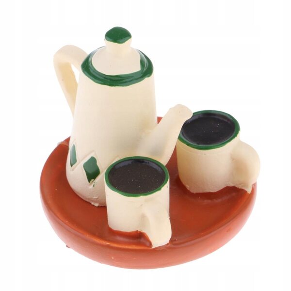 Miniatur-Kaffeetasse aus Kunstharz für Puppenhäuser im Maßstab 1:12