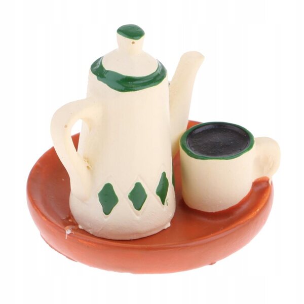 Miniatur-Kaffeetasse aus Kunstharz für Puppenhäuser im Maßstab 1:12