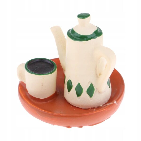 Miniatur-Kaffeetasse aus Kunstharz für Puppenhäuser im Maßstab 1:12