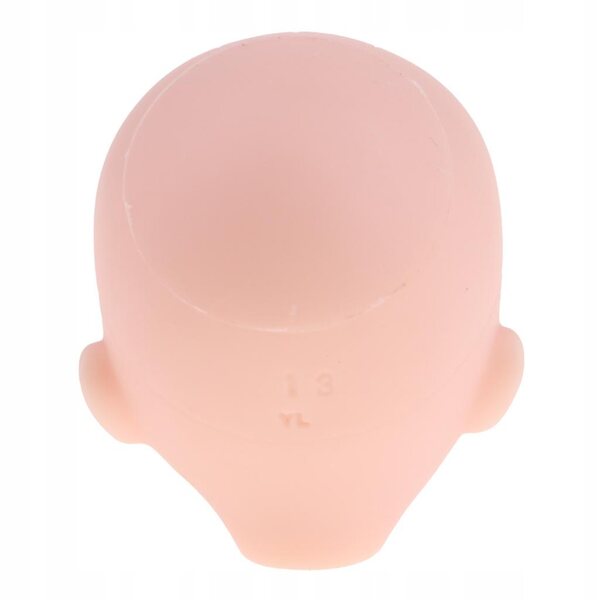 1/6 Gelenkpuppenkopf mit grauen 3D-Augen für BJD und OB Doll