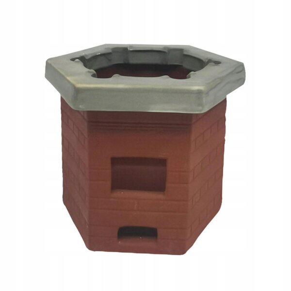 Miniatura cucina per casa delle bambole con piastra in ceramica e mobili decorativi