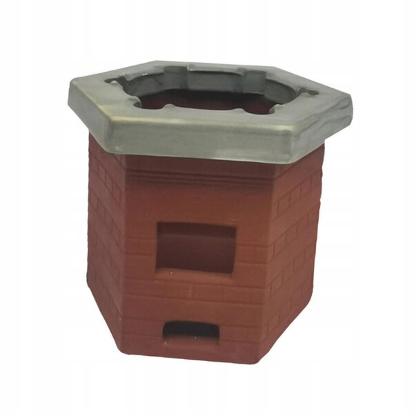 Miniatura cucina per casa delle bambole con piastra in ceramica e mobili decorativi