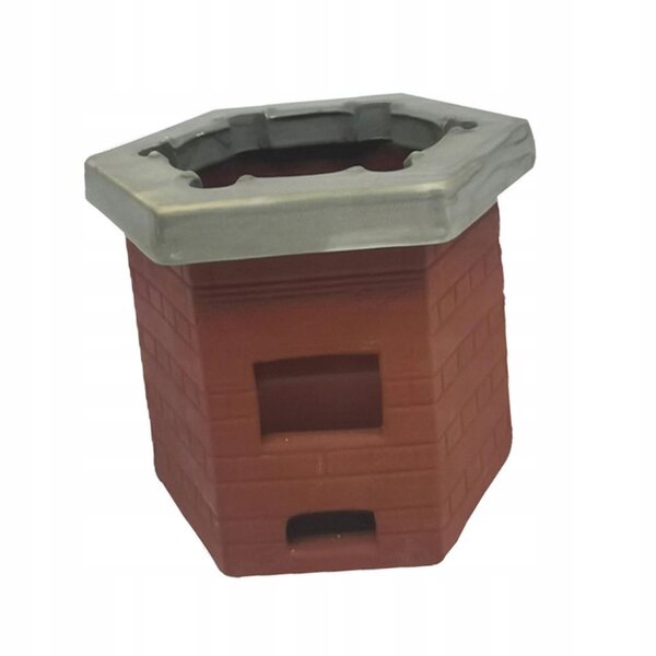 Miniatura cucina per casa delle bambole con piastra in ceramica e mobili decorativi