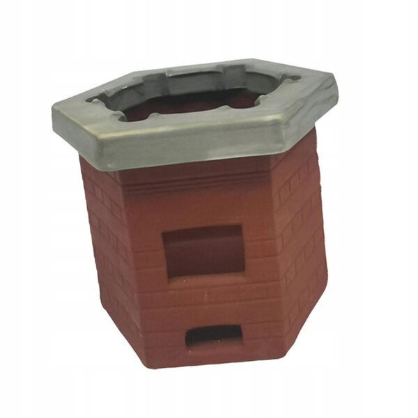 Miniatura cucina per casa delle bambole con piastra in ceramica e mobili decorativi