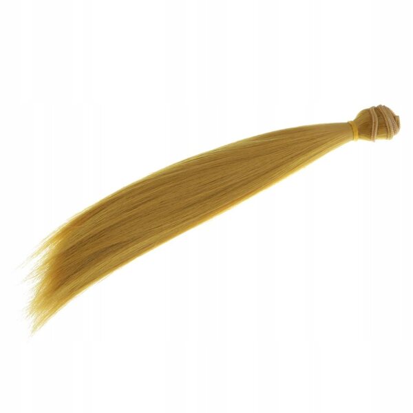 Capelli gialli sintetici per bambole BJD - materiale DIY di alta qualità
