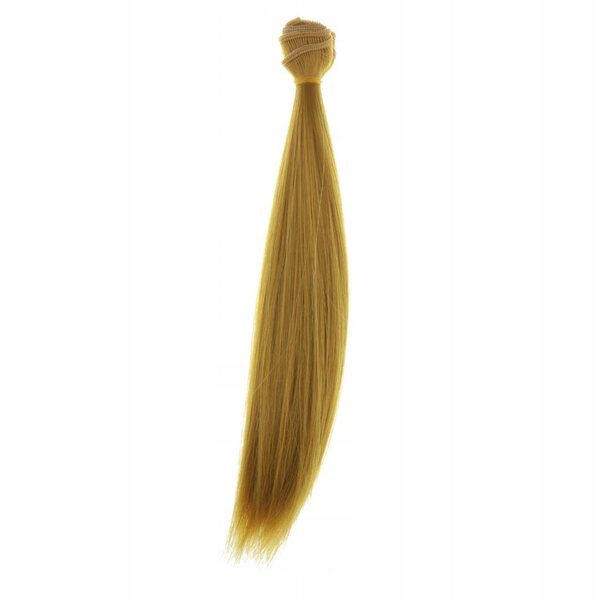 Capelli gialli sintetici per bambole BJD - materiale DIY di alta qualità