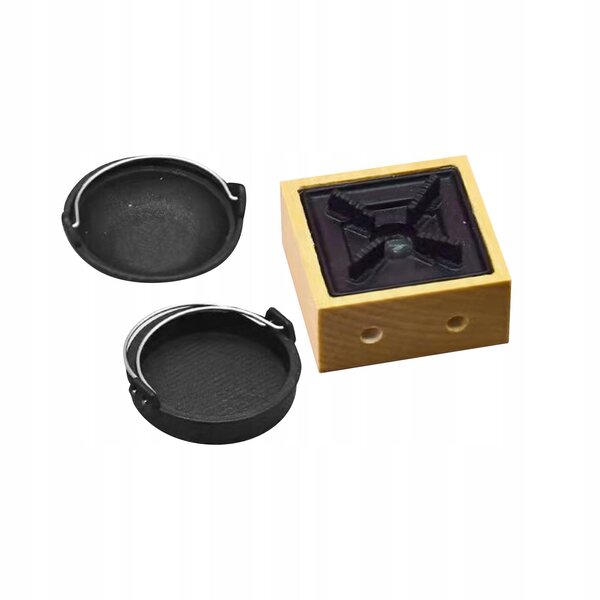 Set 3 Miniature Pentole per Casa delle Bambole Scala 1:12 in Legno e Metallo