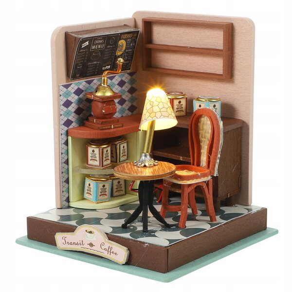 Set di Miniature in Legno per Montaggio Manuale - Decorazione e Collezione
