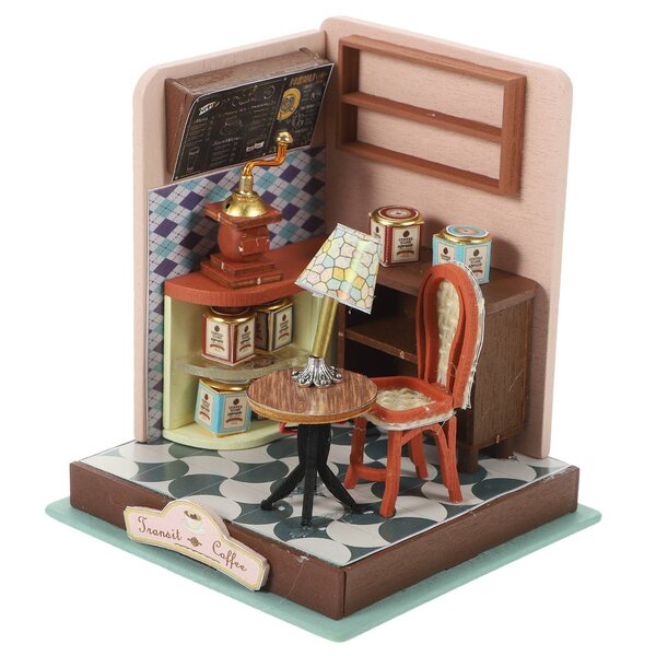 Set di Miniature in Legno per Montaggio Manuale - Decorazione e Collezione