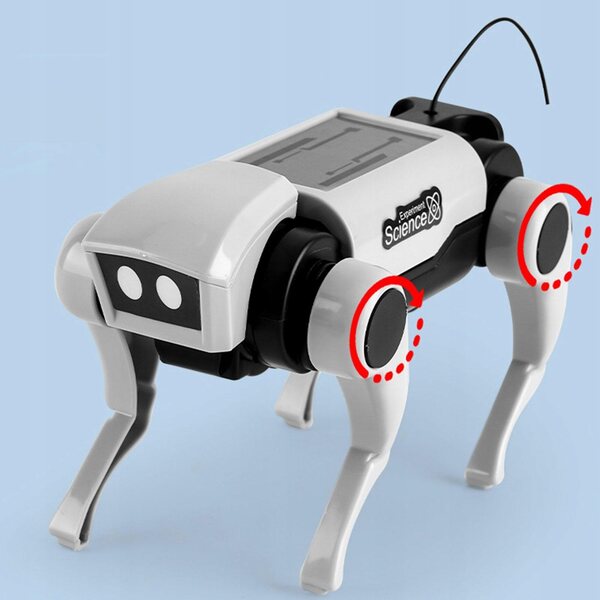 3D-Puzzle-Roboterhund RC pädagogisches mechanisches Modell zum Zusammenbauen aus Holz