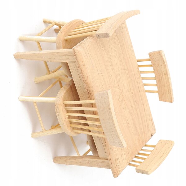 1:12 Puppenhaus-Miniatur-Schreibtischstuhl – dekorative Möbel