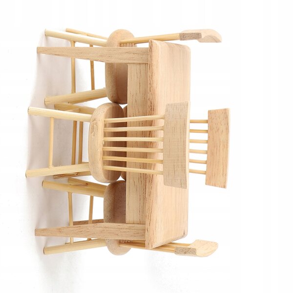 1:12 Puppenhaus-Miniatur-Schreibtischstuhl – dekorative Möbel