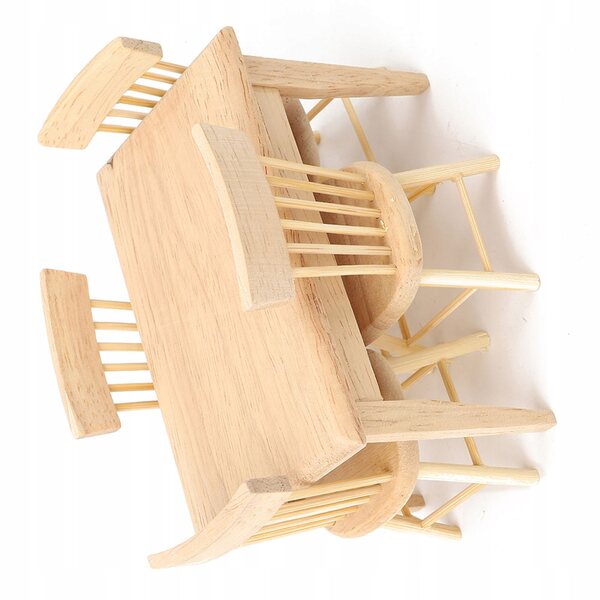 1:12 Puppenhaus-Miniatur-Schreibtischstuhl – dekorative Möbel