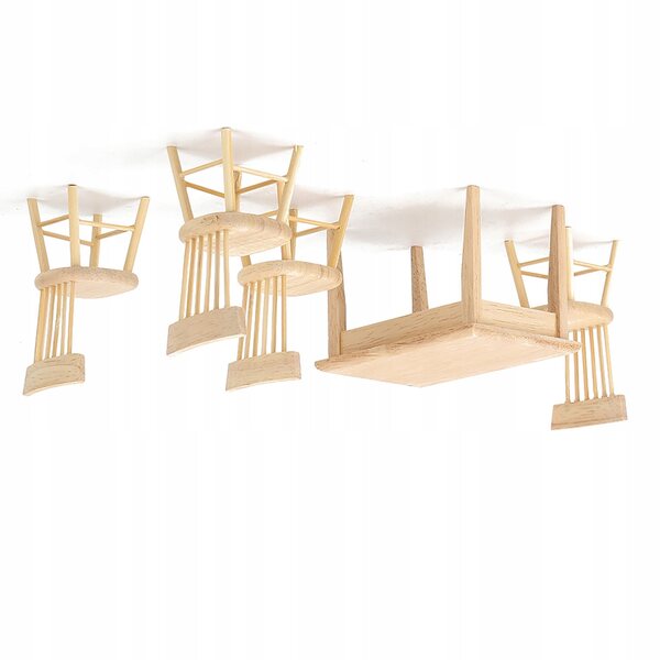 1:12 Puppenhaus-Miniatur-Schreibtischstuhl – dekorative Möbel