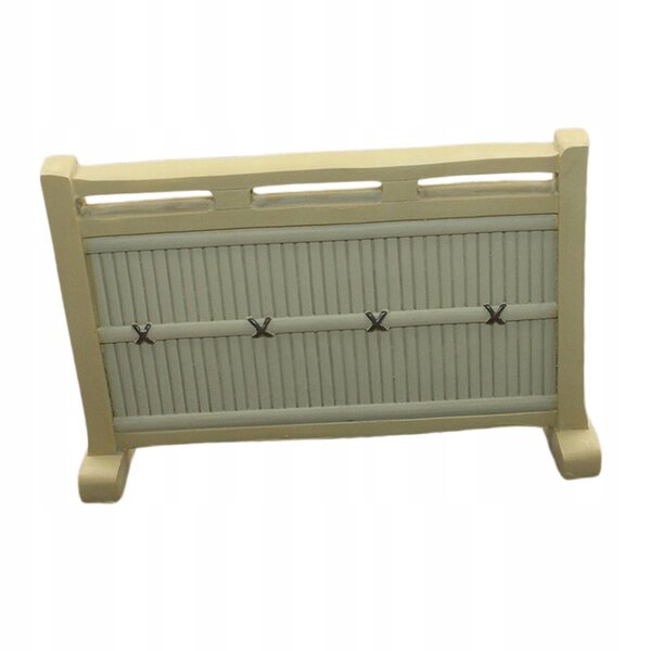 Schermo per casa delle bambole in stile giapponese retro in resina imitazione bambù