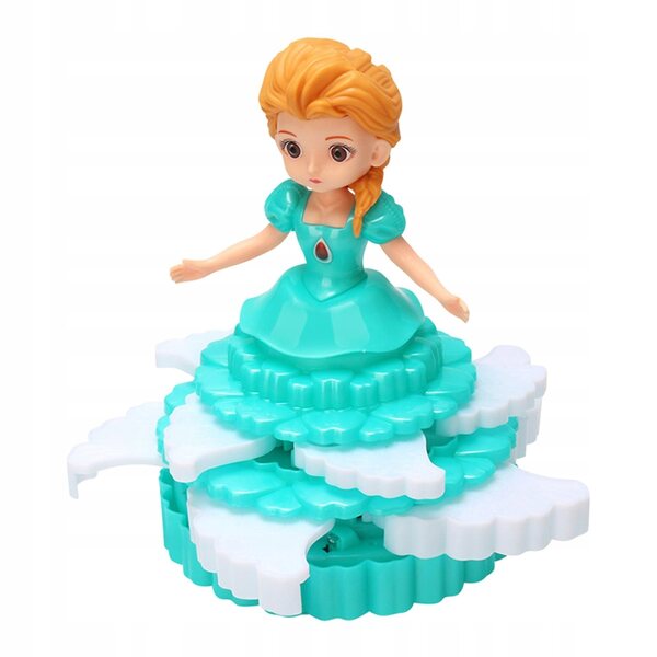 Giocattolo musicale elettrico per bambine con luci e suoni colore blu