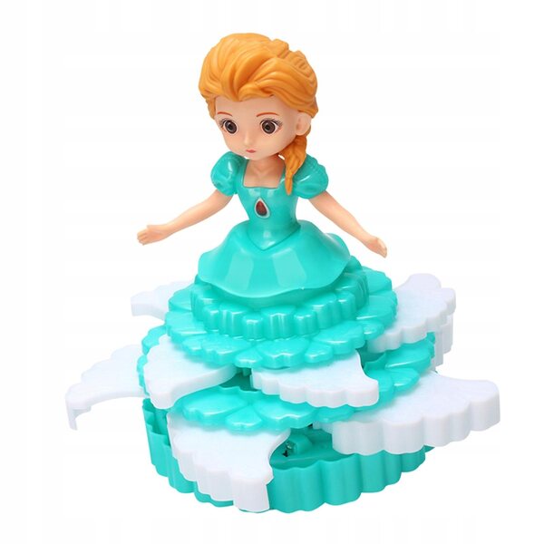 Giocattolo musicale elettrico per bambine con luci e suoni colore blu