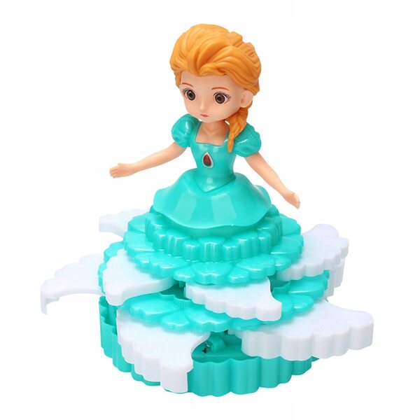 Giocattolo musicale elettrico per bambine con luci e suoni colore blu