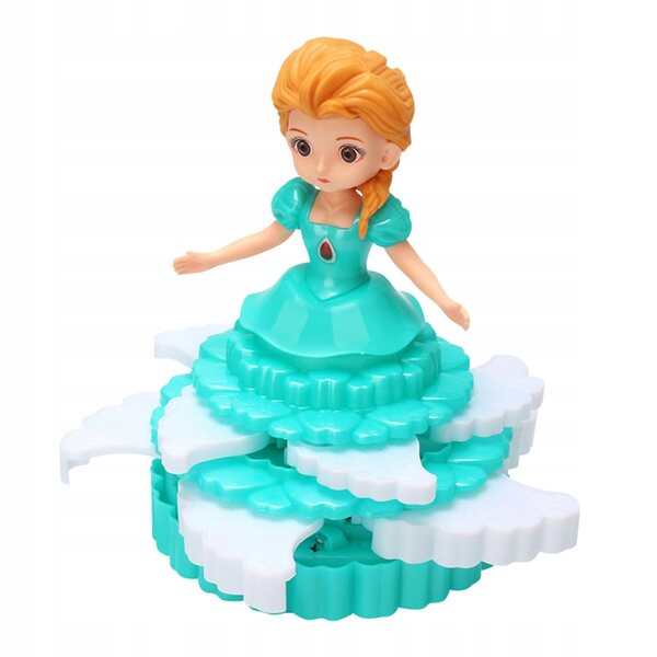 Giocattolo musicale elettrico per bambine con luci e suoni colore blu