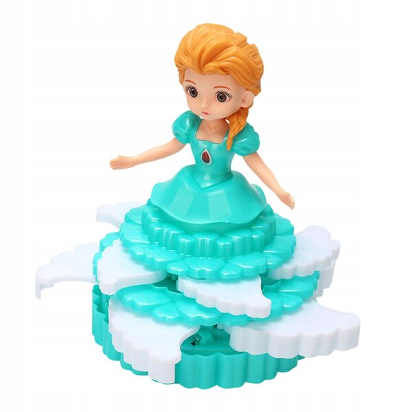 Giocattolo musicale elettrico per bambine con luci e suoni colore blu