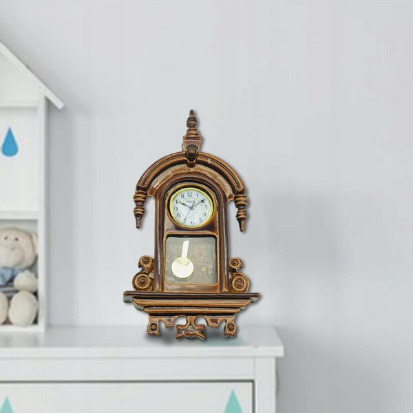 Dollhouse Miniaturizzato Orologio Romano in Metallo 1:12 per Case delle Bambole
