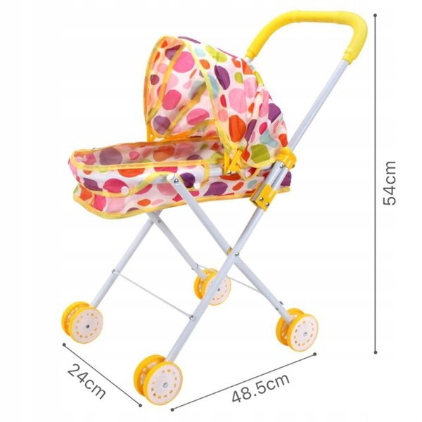 Der Baby Doll Kinderwagen ist faltbar, leicht und einfach zu transportieren