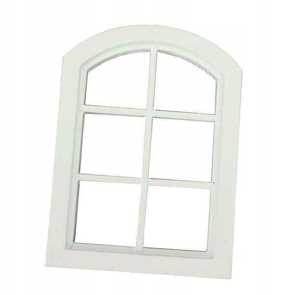 Cottage per Bambole Miniatura in Legno con Finestre 1:12 - Accessori White Arch