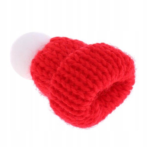 1/12 Miniatur-Rote Beanie-Mütze für Puppenhaus