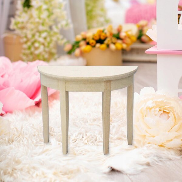 Miniatura bianco in legno 1:12 per casa delle bambole - Accessorio realistico