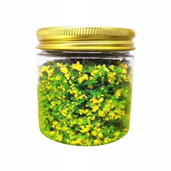 Dekoratives Set aus gelbem Kunstrasen zum Modellieren und Heimwerken, 185 ml