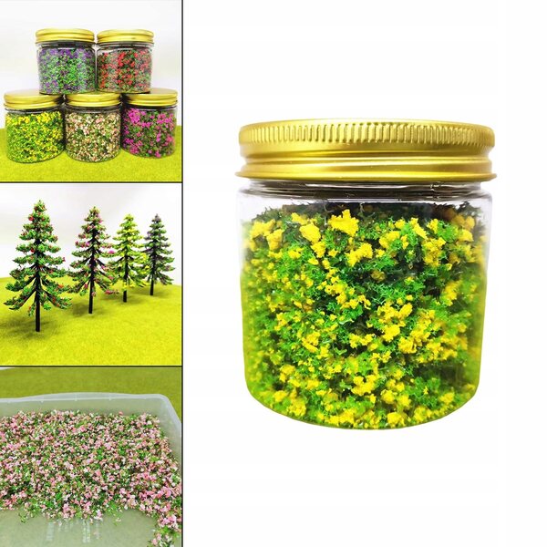 Dekoratives Set aus gelbem Kunstrasen zum Modellieren und Heimwerken, 185 ml