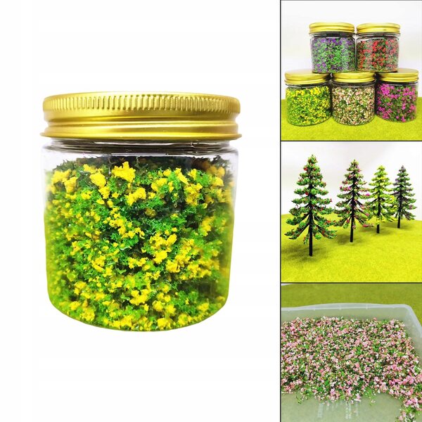 Dekoratives Set aus gelbem Kunstrasen zum Modellieren und Heimwerken, 185 ml