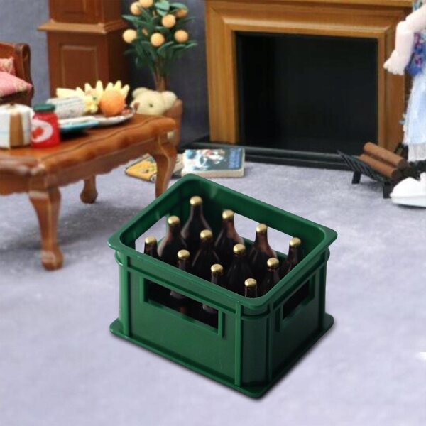 Domček-Miniatur für grüne Harzpuppen, realistisches Zubehör 1:12