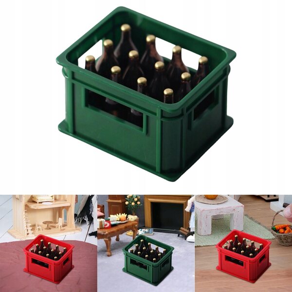Domček-Miniatur für grüne Harzpuppen, realistisches Zubehör 1:12
