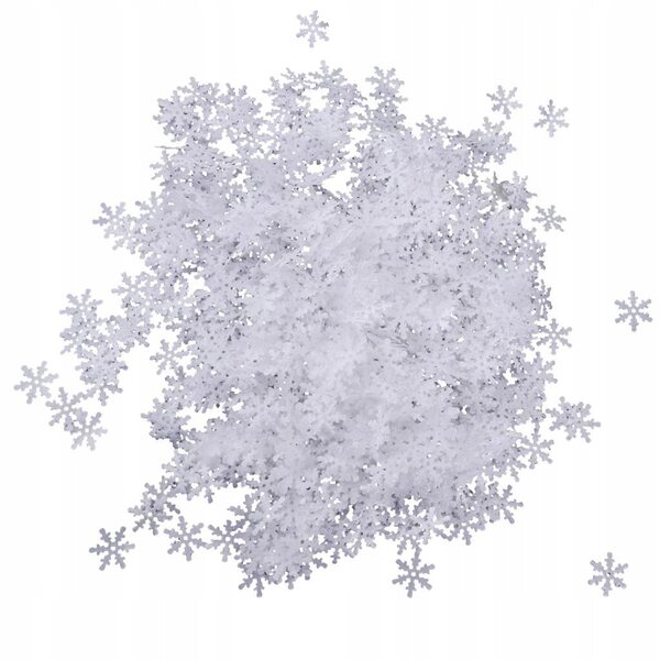 Confetti da tavolo fiocchi di neve 1000 pezzi 15mm decorazioni natalizie