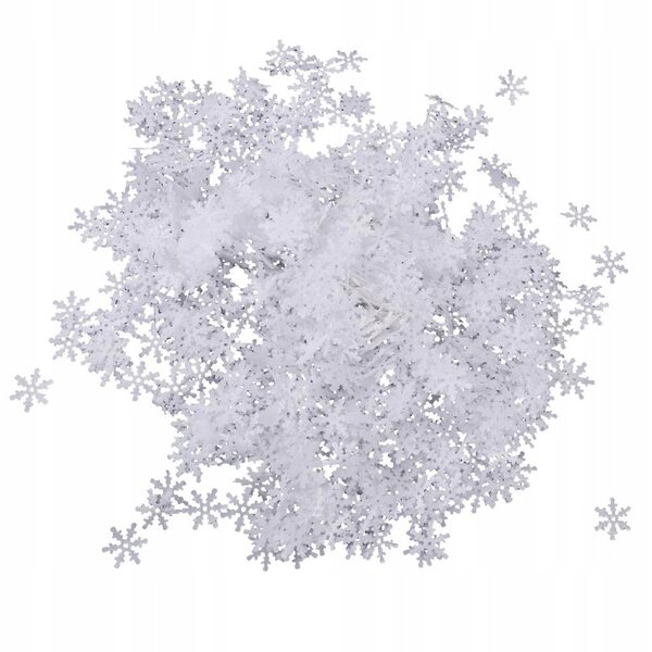 Confetti da tavolo fiocchi di neve 1000 pezzi 15mm decorazioni natalizie