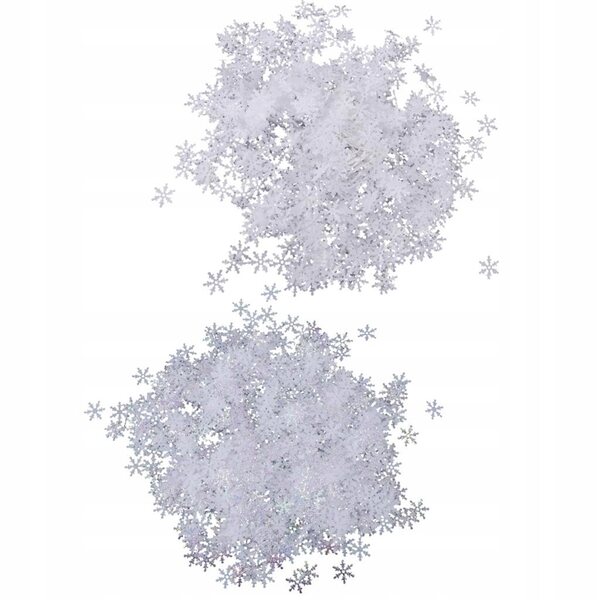Confetti da tavolo fiocchi di neve 1000 pezzi 15mm decorazioni natalizie