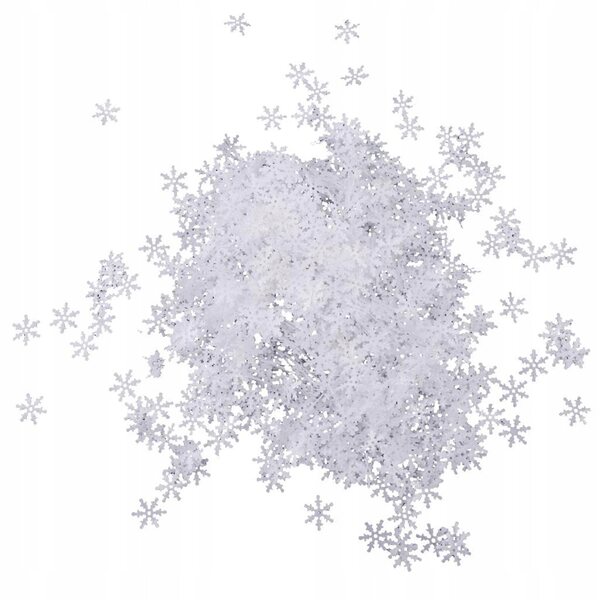 Confetti da tavolo fiocchi di neve 1000 pezzi 15mm decorazioni natalizie