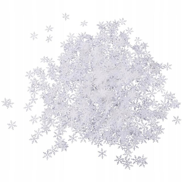 Confetti da tavolo fiocchi di neve 1000 pezzi 15mm decorazioni natalizie