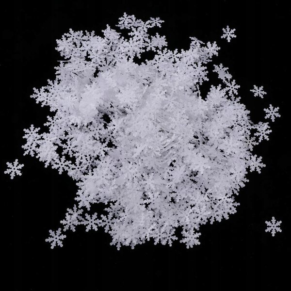 Confetti da tavolo fiocchi di neve 1000 pezzi 15mm decorazioni natalizie